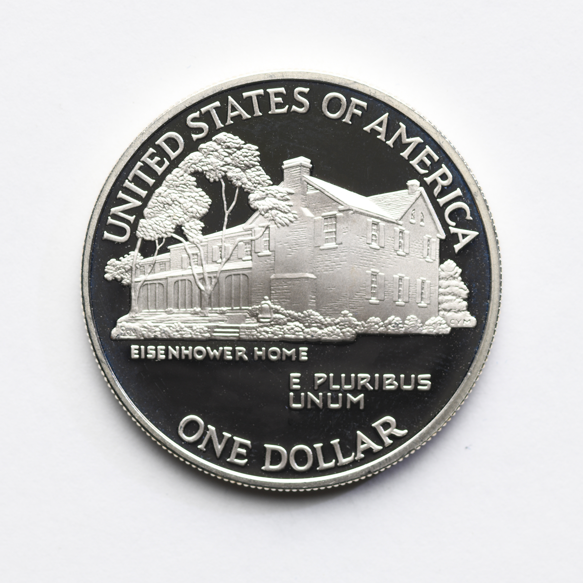 1990 Eisenhower Centennial Silver Dollar – United States