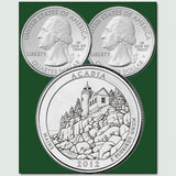 America the Beautiful State Quarter Dollars (Set of 5)