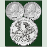 America the Beautiful State Quarter Dollars (Set of 5)