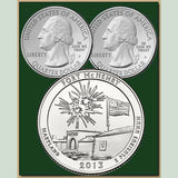 America the Beautiful State Quarter Dollars (Set of 5)