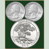 America the Beautiful State Quarter Dollars (Set of 5)