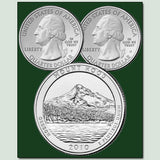 America the Beautiful State Quarter Dollars (Set of 5)