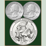 America the Beautiful State Quarter Dollars (Set of 5)