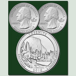 America the Beautiful State Quarter Dollars (Set of 5)