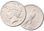 1926 Peace GOD Dollar - 3 coins