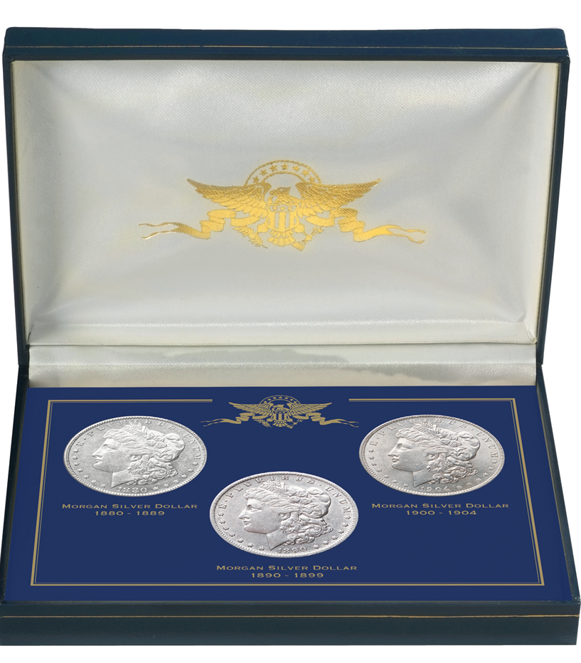 Error Morgan Silver Dollars 3枚セット New Orleans Mint Morgan Silver Dollar 3-Coin Set – United States