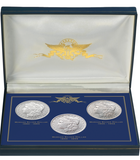 New Orleans Mint Morgan Silver Dollar 3-Coin Set