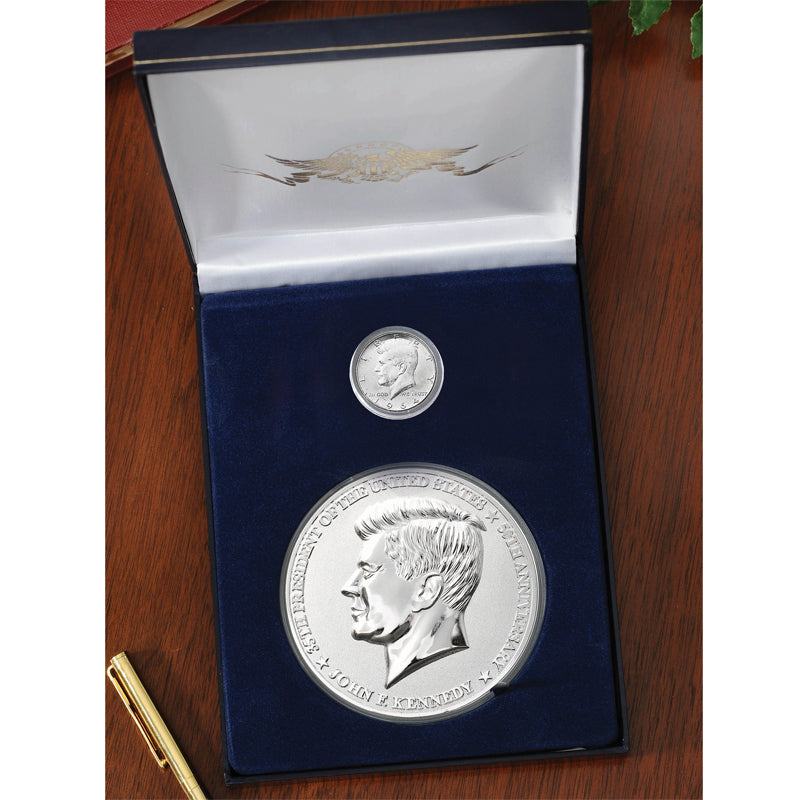 50枚限定！ジョン・F・ケネディ John F Kennedy 1/50 JFK Half Pound 50th Anniversary Silver-Enriched