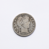 1910 Silver Barber Half Dollar