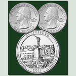 America the Beautiful State Quarter Dollars (Set of 5)