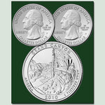 America the Beautiful State Quarter Dollars (Set of 5)