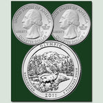 America the Beautiful State Quarter Dollars (Set of 5)