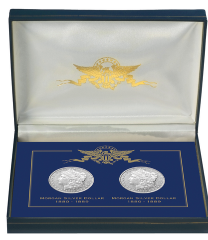New Orleans Mint Morgan Silver Dollar 2-Coin Set