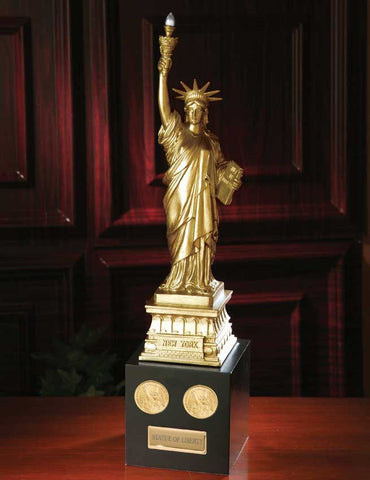 Statue of Liberty with Presidential Golden Dollar