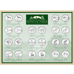 America the Beautiful State Quarter Dollar Portfolio Collection