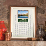 America the Beautiful State Quarter Dollar Framed Collection